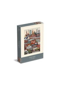 Martin Schwartz - Städtepuzzle Odense, Dänemark, 50 x 70 cm, 1000 Teile - 