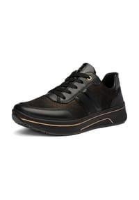 ara® - Sneaker, Leder, für Damen - SCHWARZ,BRONCE