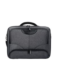 DERMATA - Basic Plus Flugumhänger 43 cm Laptopfach - grau schwarz