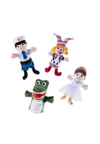 heunec® - Kuscheltier Handpuppen - Set "Kasperle - Theater" - mehrfarbig