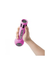 COFI - Kinder Karaoke-Mikrofon mit Bluetooth‑Lautsprecher - Pink 28 x 20 x 6 cm
