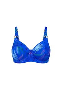 TRIUMPH - Bügel-Bikini-Oberteil Summer Tropics, breite Träger, für Damen - BLUE COMBINATION