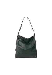 DuDu Up - Up Schultertasche Leder 32 cm - black nude