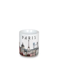Martin Schwartz - Kaffeebecher Paris, mit Stadtmotiv, Porzellan, 300 ml - mehrfarbig