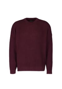 HONESTY RULES - Strick Boxy Waffle Knitter - mud