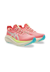 asics - Laufschuhe GEL-NIMBUS 27 TR - nature bathing/guava