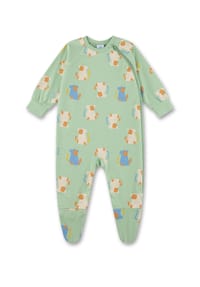 Sanetta - Strampler, Bio-Baumwolle, Langarm, für Babys und Kleinkinder - 4294 JADE GREEN