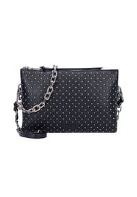 SEIDENFELT Jomala - Jomala Schultertasche 28 cm - black with tiny rivets