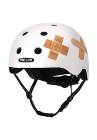 melon® - City-Fahrradhelm "All Stars", plastered white matt - weiß