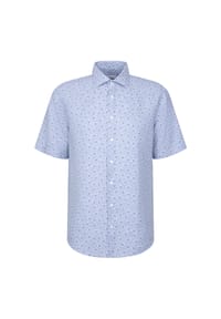 seidensticker - Leinenhemd Schwarze Rose - Light Blue (0012)