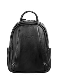 Samantha Look - Rucksack Echt Leder, Made In Italy - rot