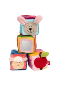 sigikid® - Aktiv-Würfel-Set PlayQ , für Babys und Kleinkinder - 