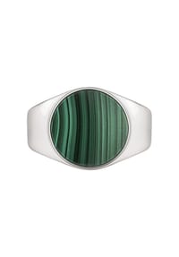caї - Ring 925/- Sterling Silber 1 Malachit 2,50ct - weiß