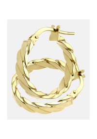 VANLERÉ - Creolen, 375 Gelbgold - gold