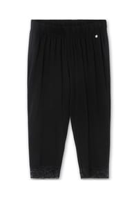 sheego - Shirt und Leggings - schwarz-weiß