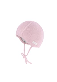 maximo® - BABY-Mütze, Strick, Bindeband Futter, Basisfarben - buchemeliert
