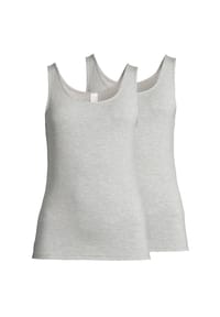 Nina von C. - Unterhemd / Top 2er Pack Light & Easy - Denim melange