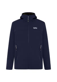 GLOBETROTTER - Softshelljacke Patrick, Stehkragen, für Herren - PEACOAT