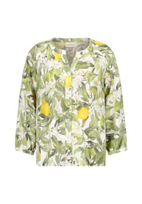 CARTOON - Casual-Bluse mit Knopfleiste - Cream/Green