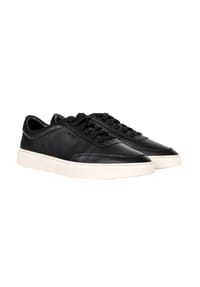 BOSS - Herren Sneaker - Kieran Tenn buox, Halbschuh, Echtleder, Logo - Schwarz