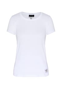 CHIEMSEE - Shirt in feiner Ribstruktur - 10 White