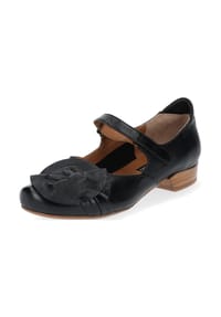 EVERYBODY - Leder Ballerinas - Schwarz