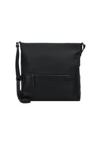 TOM TAILOR GIA - Umhängetasche, Reißverschluss, Markenpatch, für Damen - BLACK
