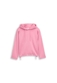 DENIM TOM TAILOR - Hoodie, Gummibund, für Damen - 10315 WHITE