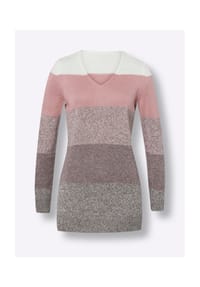 SIEH AN! - Longpullover - hortensie-ecru-meliert