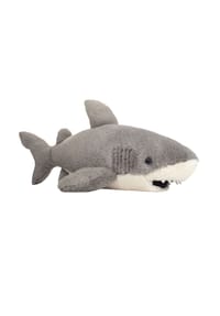 HERMANN Teddy COLLECTION® - Kuscheltier Hai Henri, Grau, 45 cm - grau