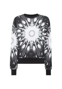 PLEIN SPORT - Sweatshirt OPTICAL FLOWER - black