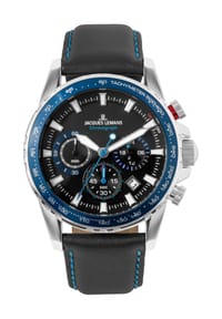 JACQUES LEMANS - LIVERPOOL Herren Chronograph "1-2099" - BLAU/SILBER/SCHWARZ