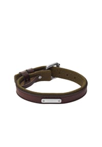 FOSSIL RAQUEL - Fossil Herrenarmband Everett Color Pop aus grünem und braunem Leder, JA7315998 - Braun
