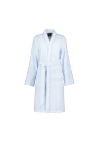 Cawö - Bademäntel Damen Kimono Struktur 1214 mittelblau - 11 - blau