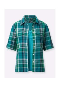 Witt - Bluse + Top - fuchsia-kariert