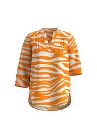 s.Oliver - Tunikabluse, Split-Neck, für Damen - 23A0  ORANGE