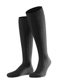 FALKE - Kniestrümpfe, Merinowolle, für Herren - 3000 SCHWARZ
