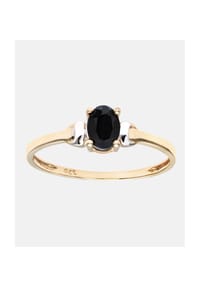 Diamant L'eternel - Ring, mit Saphir, 375 Gelbgold - gold