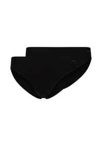 SKINY® - Damen Slips, 2er Pack - Advantage Cotton Stretch, High Leg Briefs, Baumwoll-Stretch - Schwarz