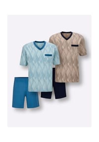 Witt - Shortys - marine-bedruckt + topas-bedruckt