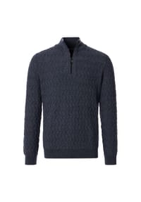 CASAMODA - Strickpullover, Wollanteil, Troyer, für Herren - 772 ANTHRAZIT