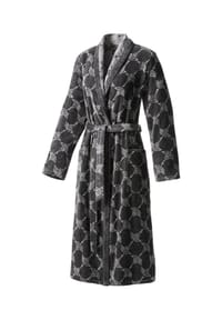 JOOP! - BADEMANTEL Damen-Schalkragen 32/34, Anthrazit - Anthrazit