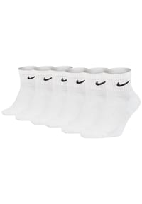 NIKE - Unisex 6er Pack Sportsocken - Everyday, Cotton Lightweight Crew, einfarbig - Schwarz