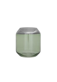 Fink Living Teelichthalter, Vase SMILLA - SMILLA - hellgrün, silberfarben