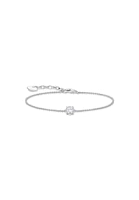 Thomas Sabo Essentials - Armband mit weißem Zirkonia-Anhänger - silberfarben