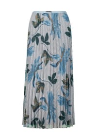 zero - Faltenrock, 7/8-lang, für Damen - 1881 WEISS/BLAU