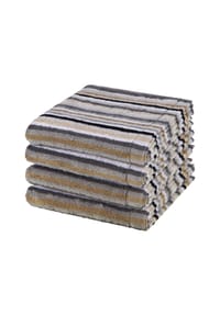 Cawö - 4 X Handtuch im Set Lifestyle Lifestyle - Kiesel