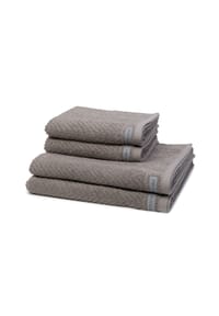 ROSS® 2 X Handtuch 2 X Duschtuch im Set Smart - Smart - Aprikose