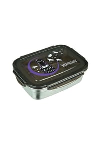 COFI - Wednesday Edelstahl Lunchbox 550 ml für Schule Ausflüge und Alltag - Silber 17 × 12.5 × 6 cm