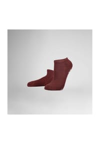 Hudson - Stoppersocken Homepads, Rippbündchen, für Damen - 0402  PURPLE RED